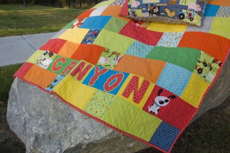 Canyon’s Quilt with Pillow