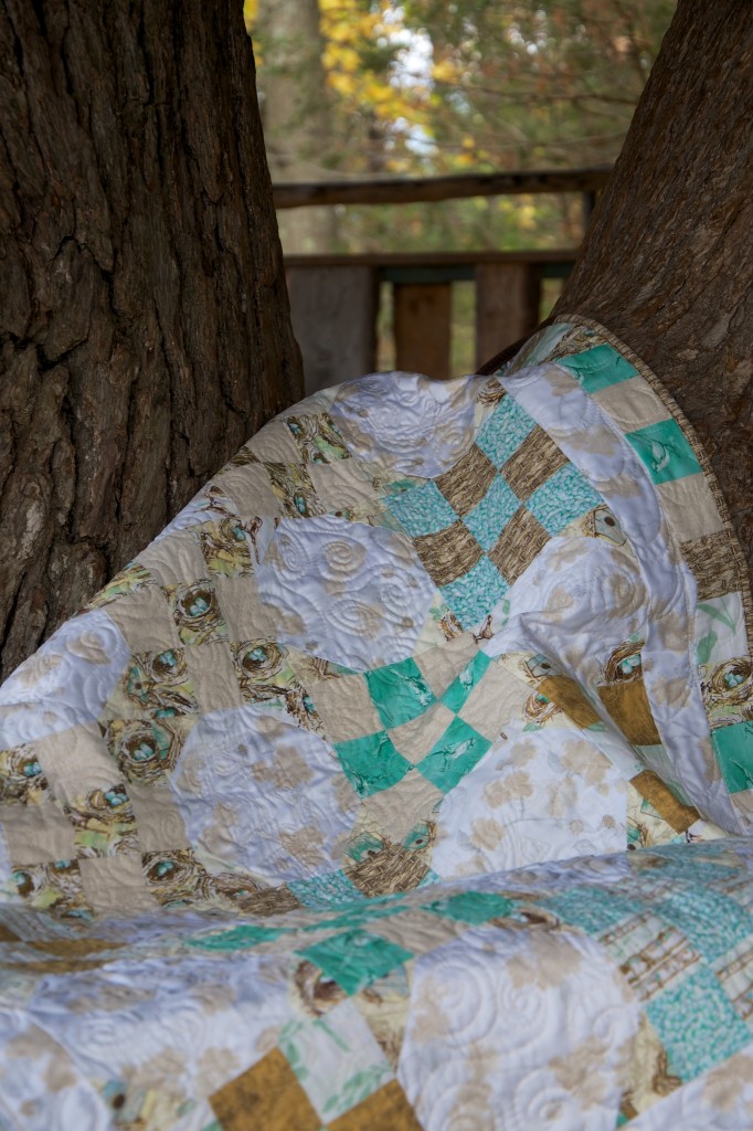 Bird’s Nest Quilt (detail)