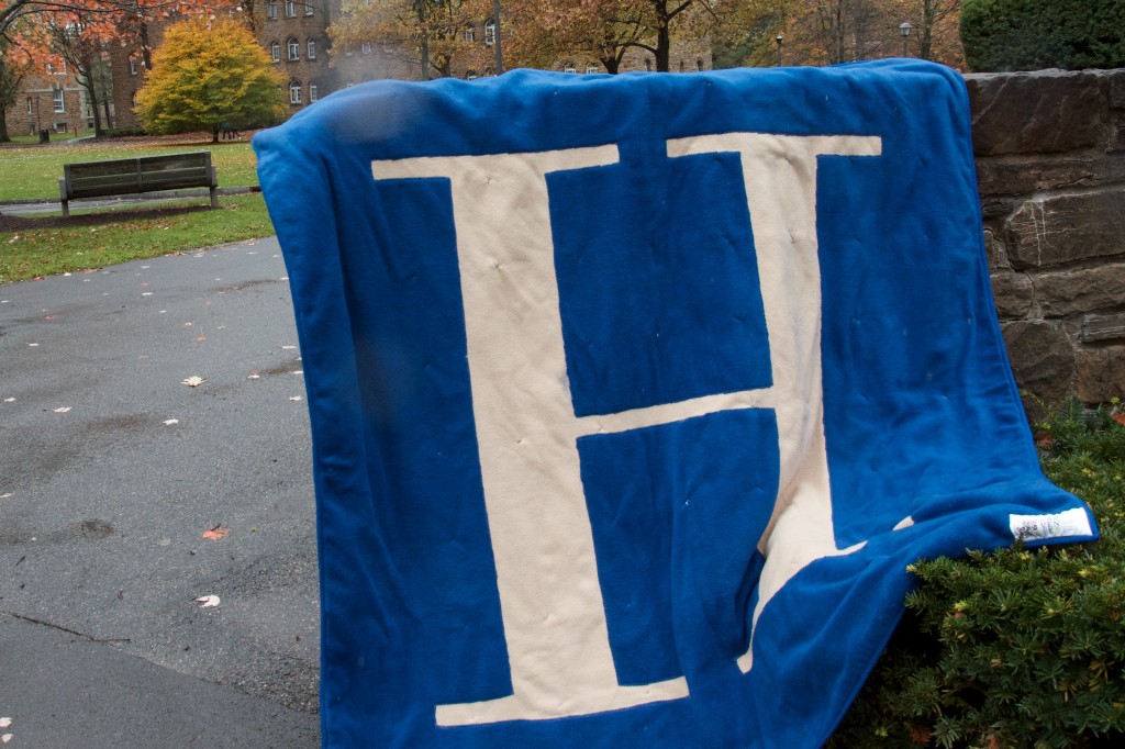 Hamilton College ’04-’08: T-shirt Quilt (back)