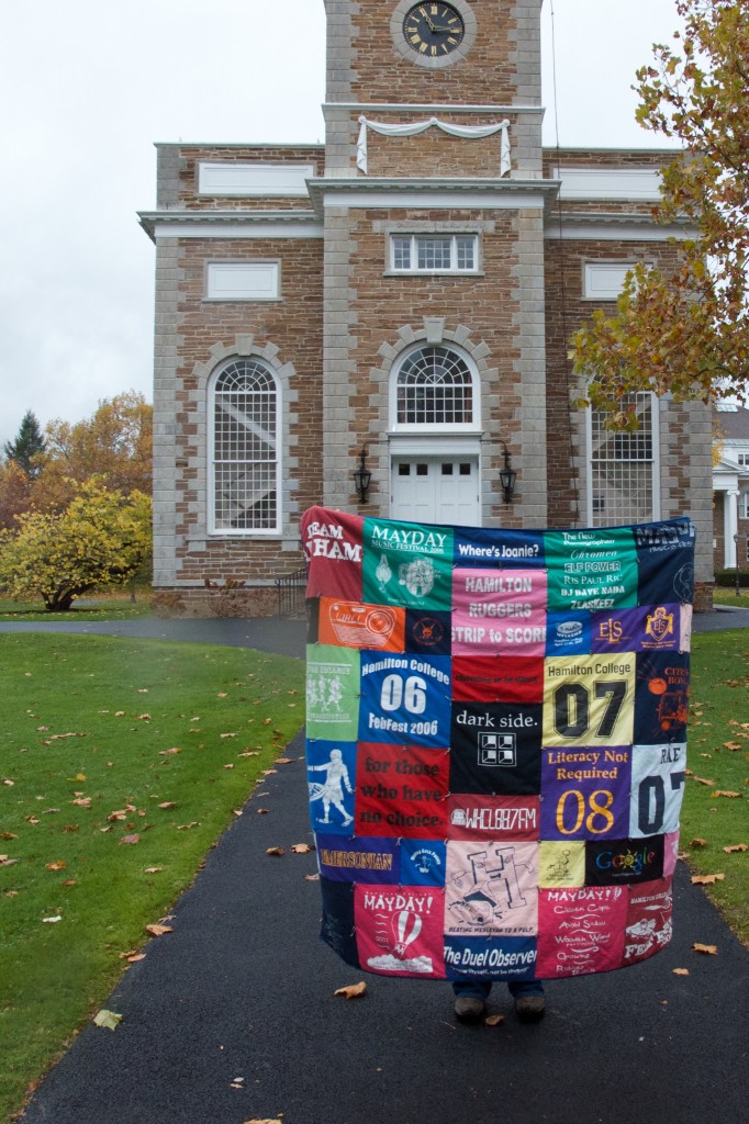 Hamilton College ’04-’08: T-shirt Quilt