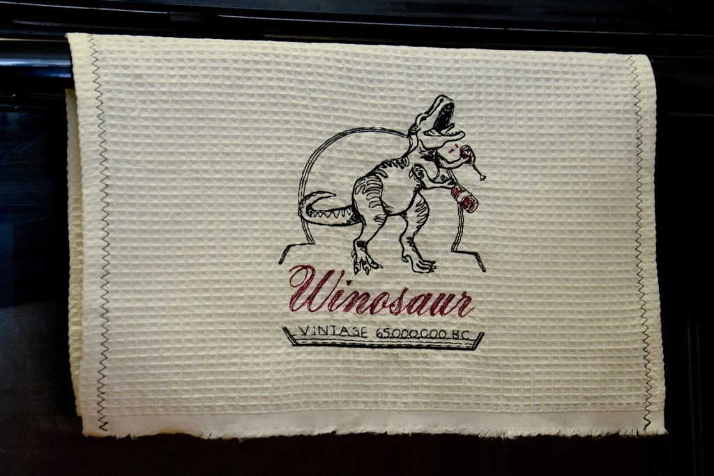 Winosaur towel