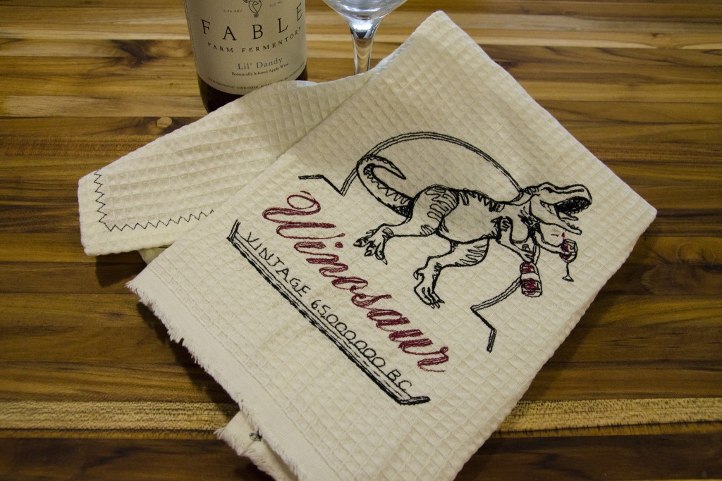 Winosaur towel