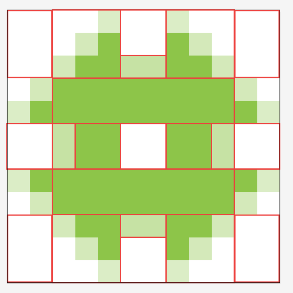 Make it Modern Pixelated Blocking Structure